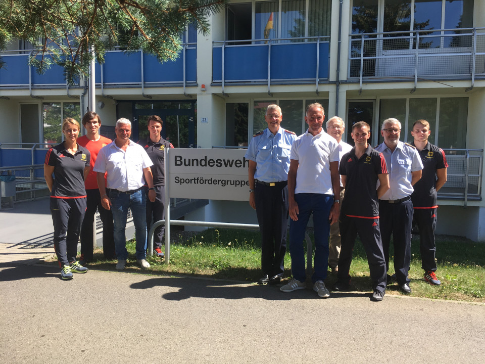 Besuch Sportfördergruppe der Bundeswehr in Frankfurt (Oder)